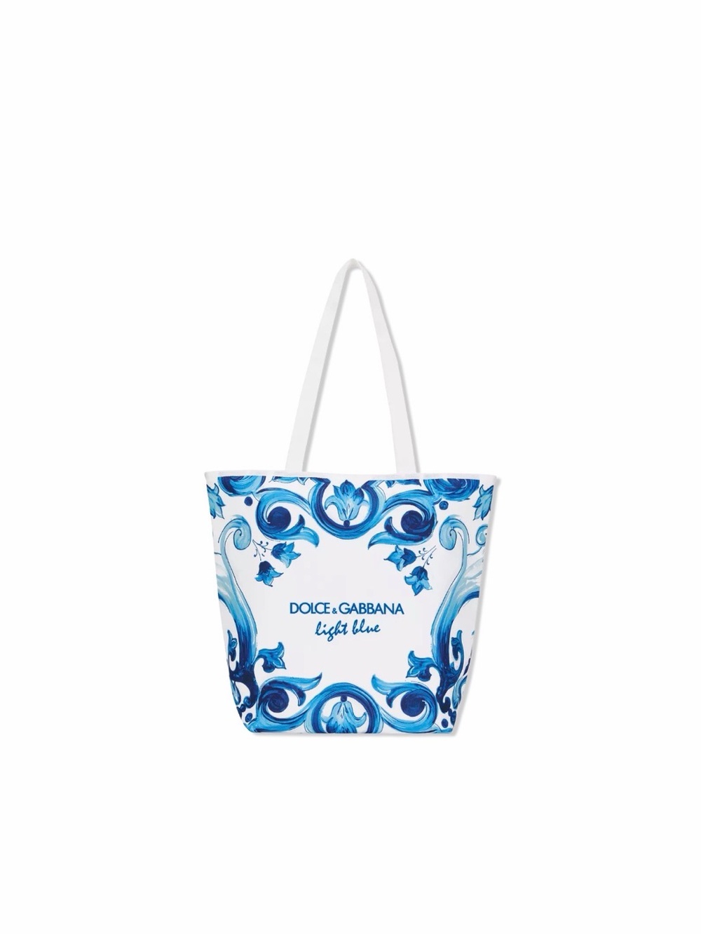 Dolce & Gabbana White & Light Blue Cooler Bag